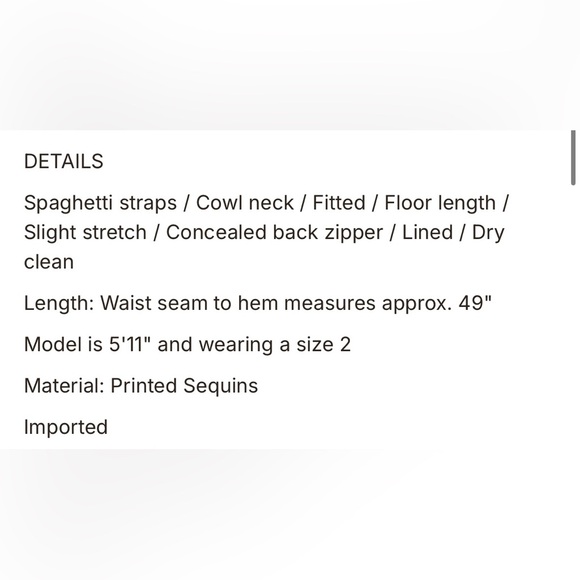 THEIA🧡💛💗Gown - Picture 10 of 10